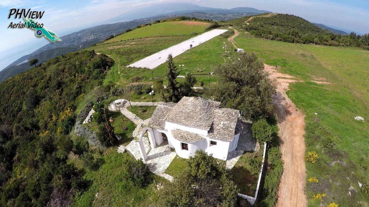 Atrium - Lafkos Villa Esterno foto